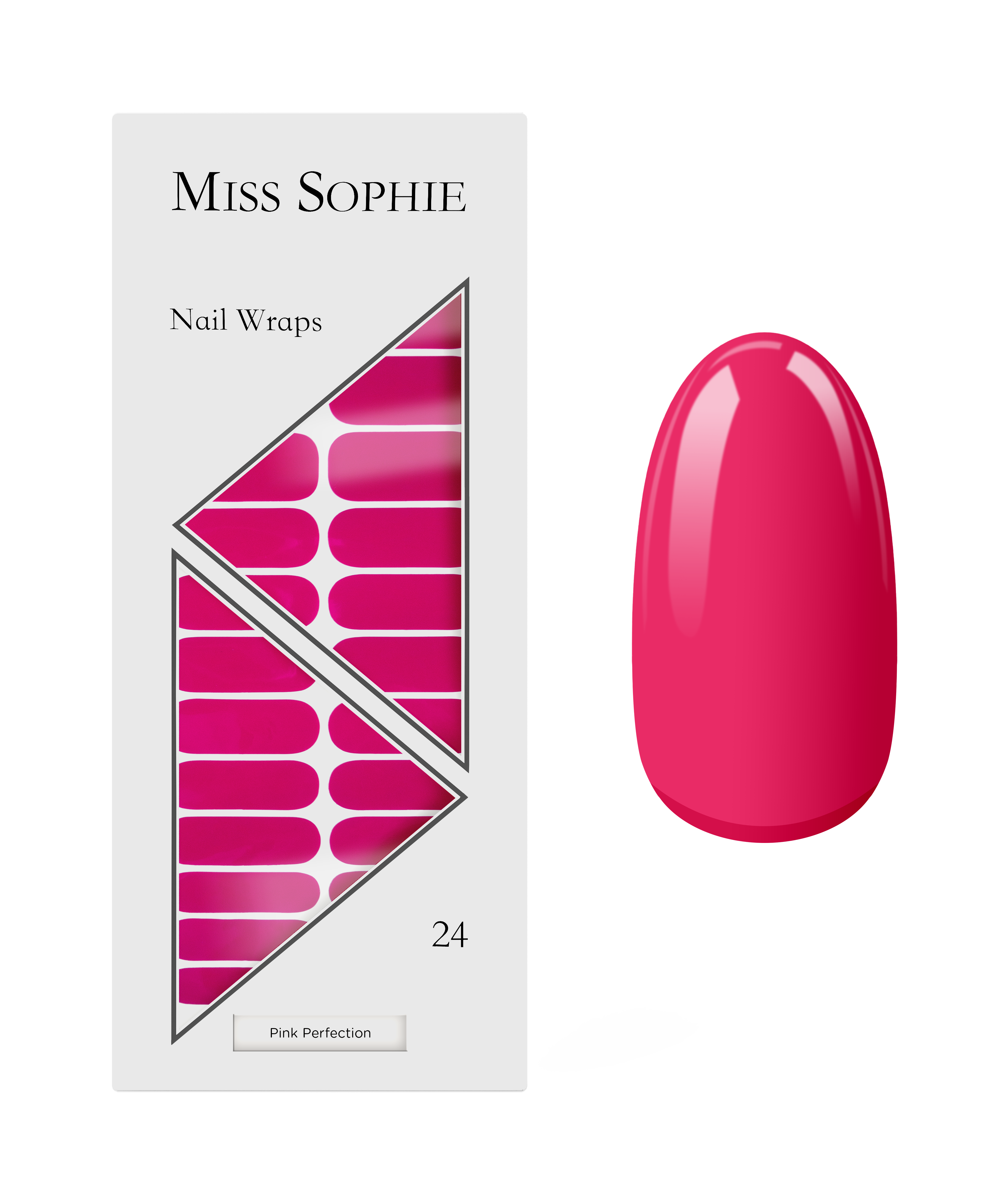 miss-sophie-pink-perfection-nail-wraps-pink image 1