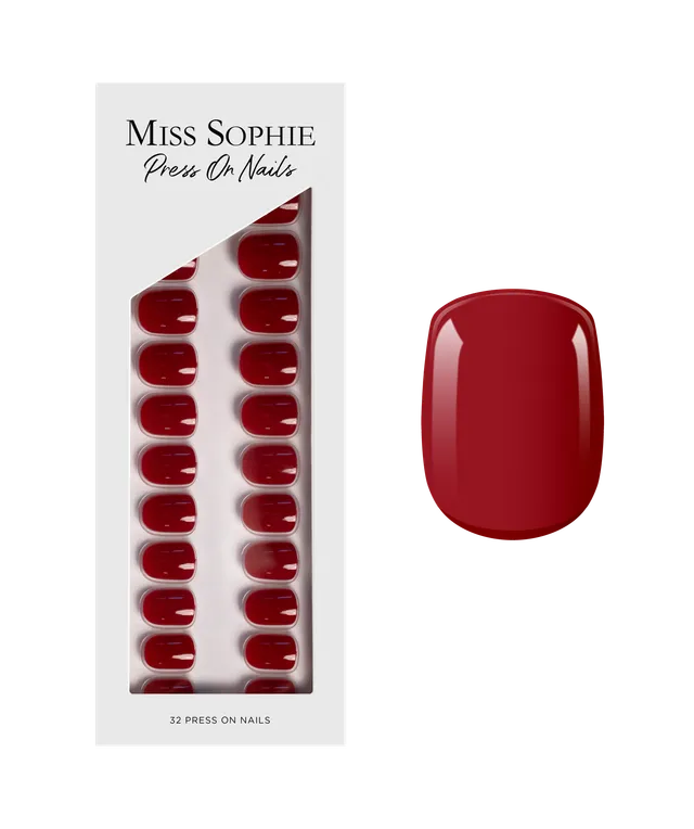 miss-sophie-paris-je-t-aime-press-on-nails-extra-short-square image 1