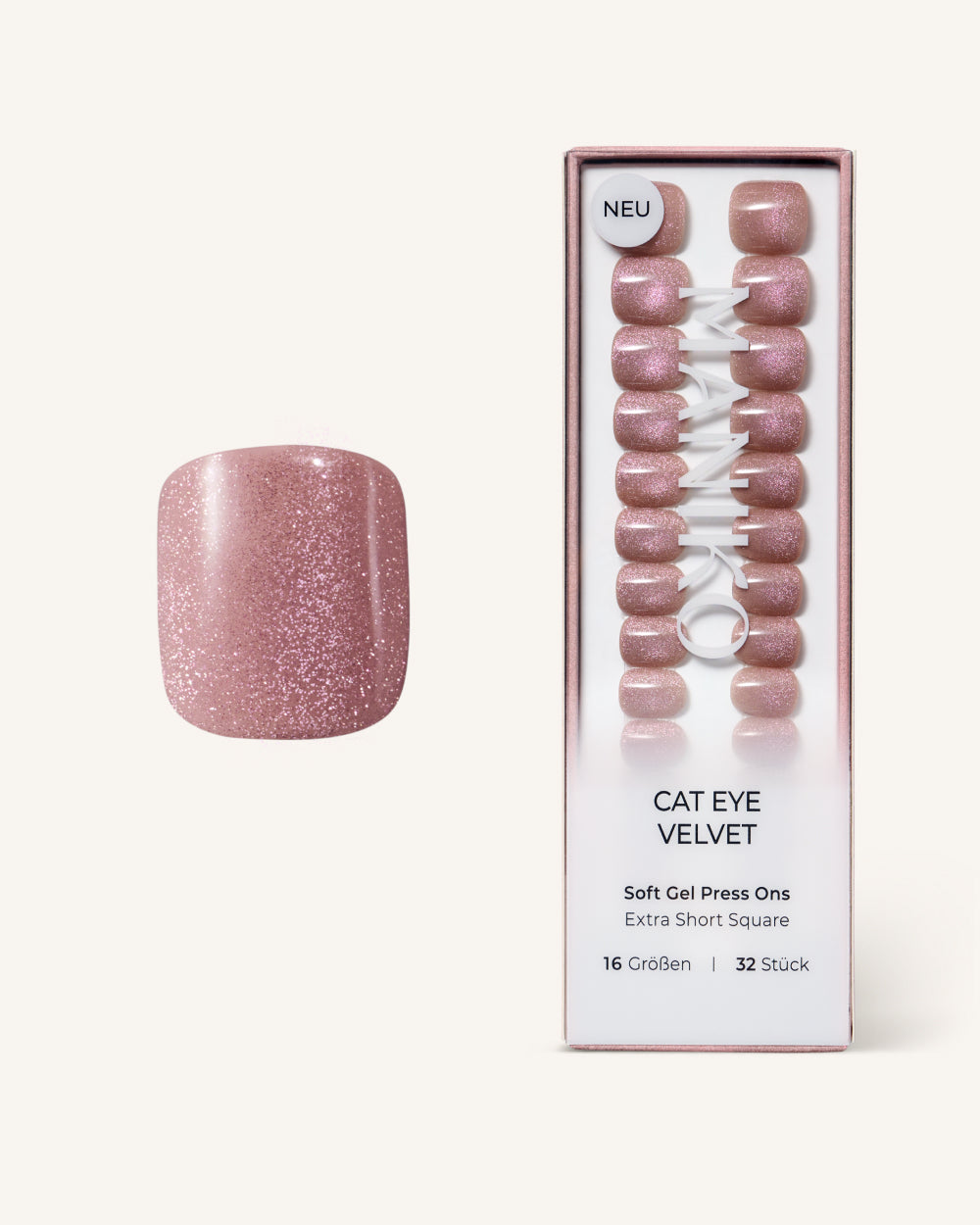 maniko-cat-eye-velvet-soft-gel-press-ons-extra-short-square image 1