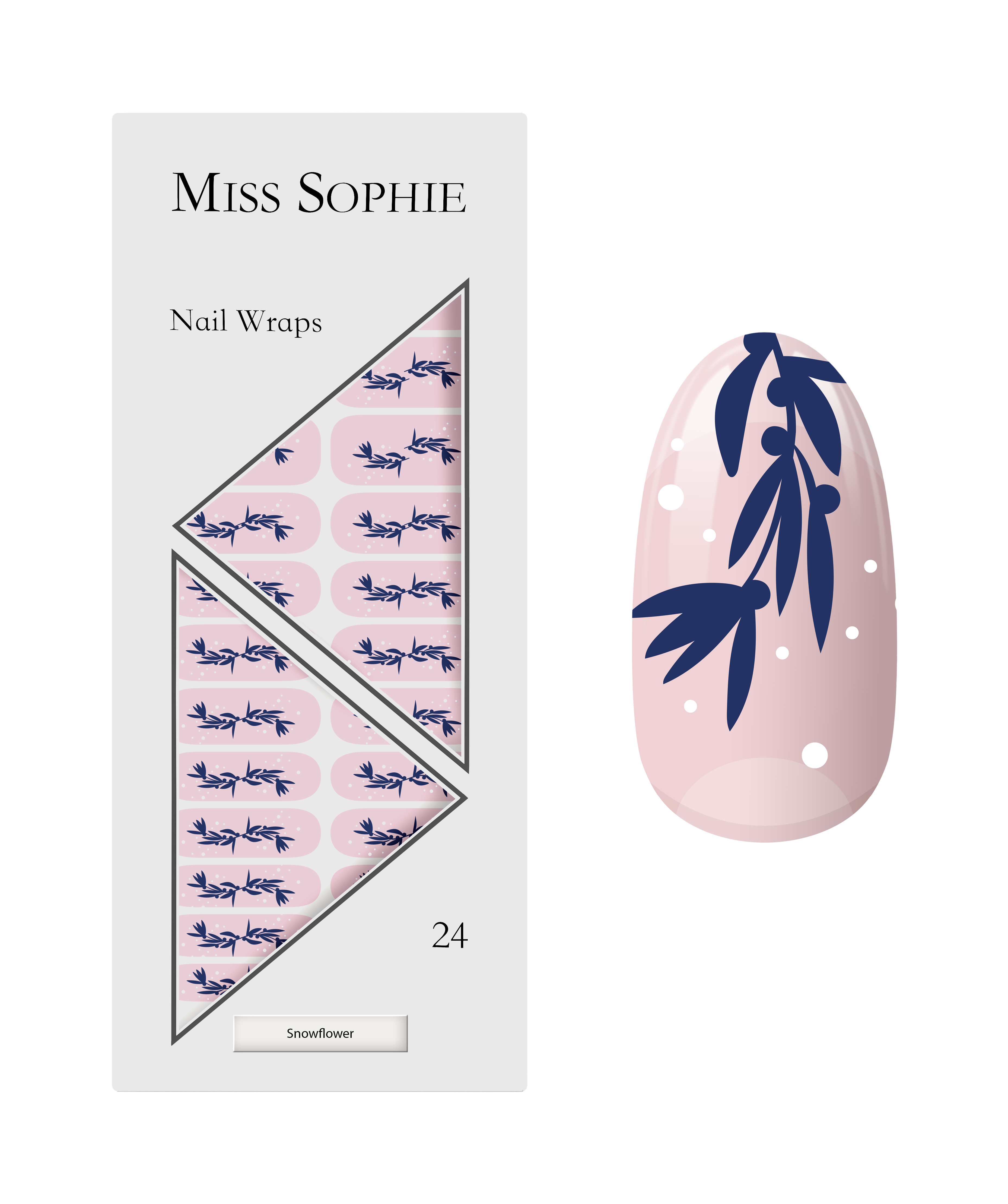 miss-sophie-snowflower-nail-wraps image 1