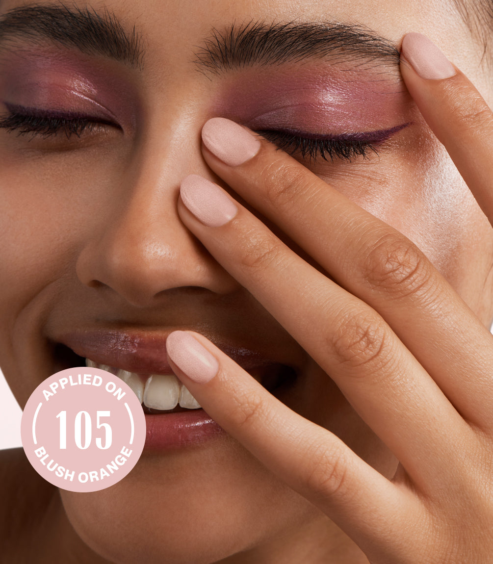 pink-gellac-effekt-coat-set-shimmering-pearl-105-blush-orange-gel-nagellack-bund image 2