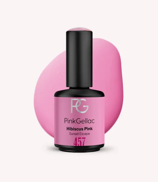 pink-gellac-457-hibiscus-pink-gel-nagellack-cremig image 1