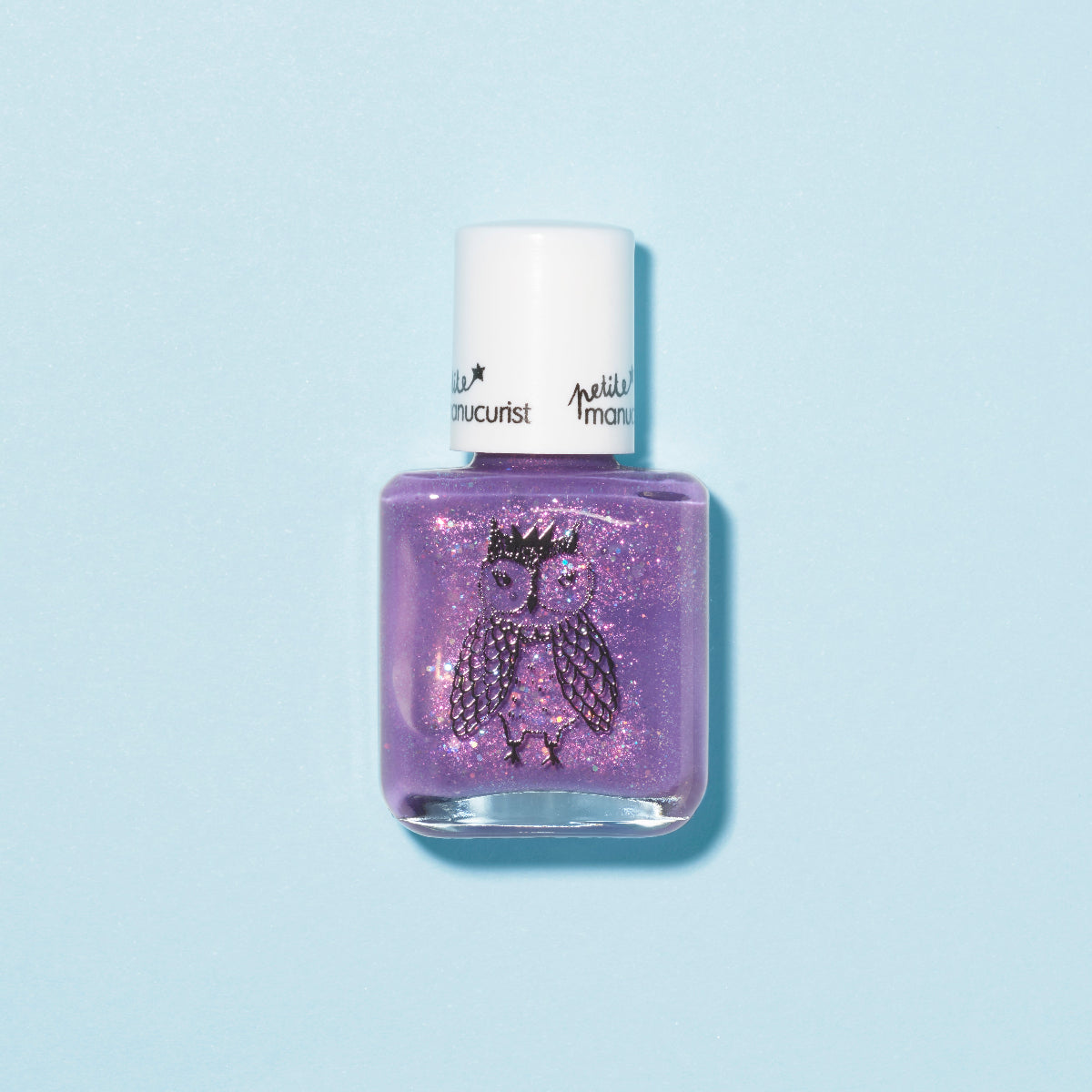 manucurist-scarlett-die-eule-kindernagellack-violett-glitzer image 1
