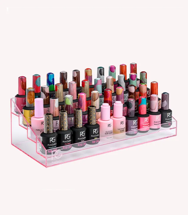 pink-gellac-gel-nagellack-tisch-organizer-f-r-40-flaschen-acryl image 1