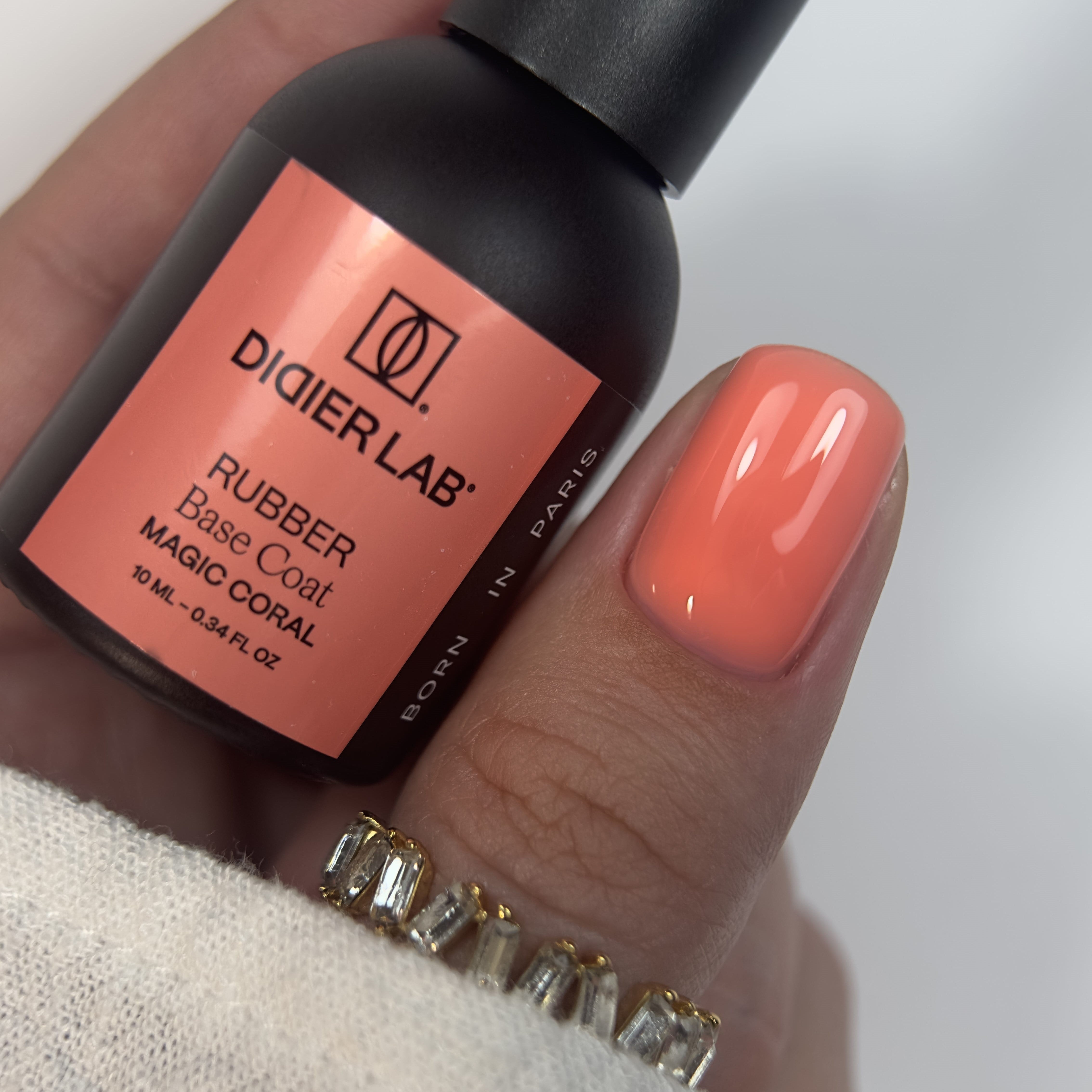 didier-lab-rubber-base-coat-magic-coral-10ml image 1
