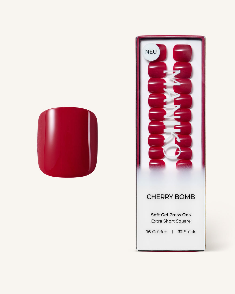 maniko-cherry-bomb-soft-gel-press-ons-extra-short-square image 1