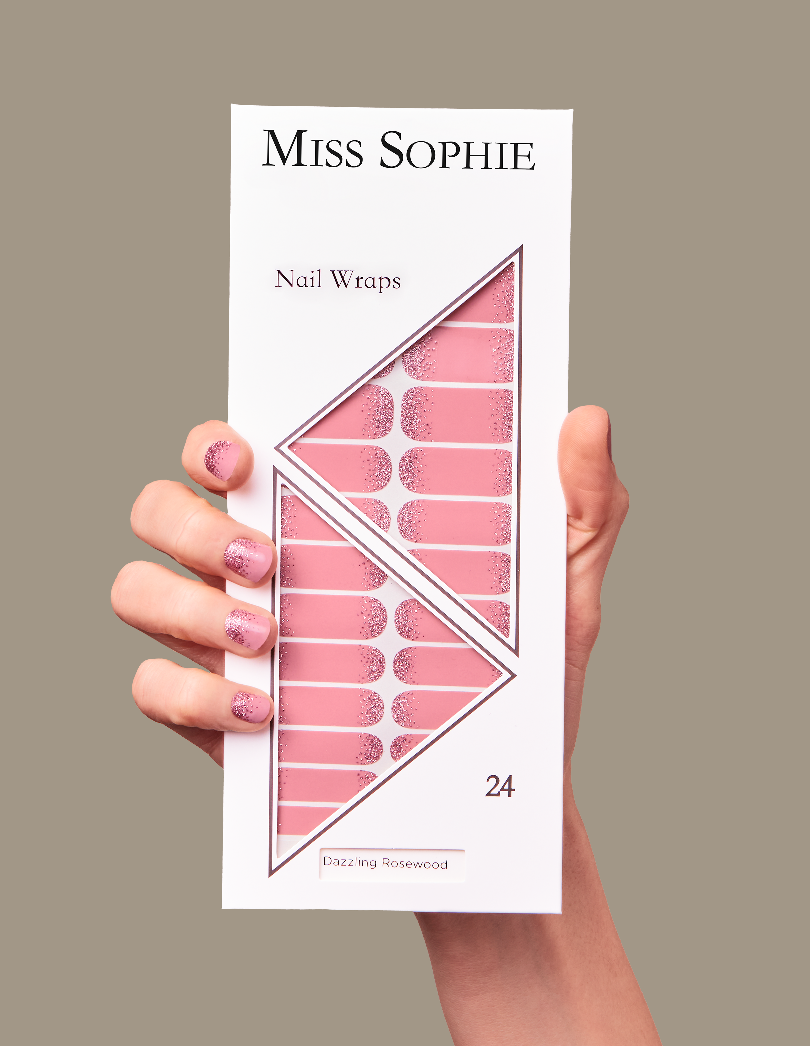 miss-sophie-dazzling-rosewood-nail-wraps-rosenholz-glitzer image 4