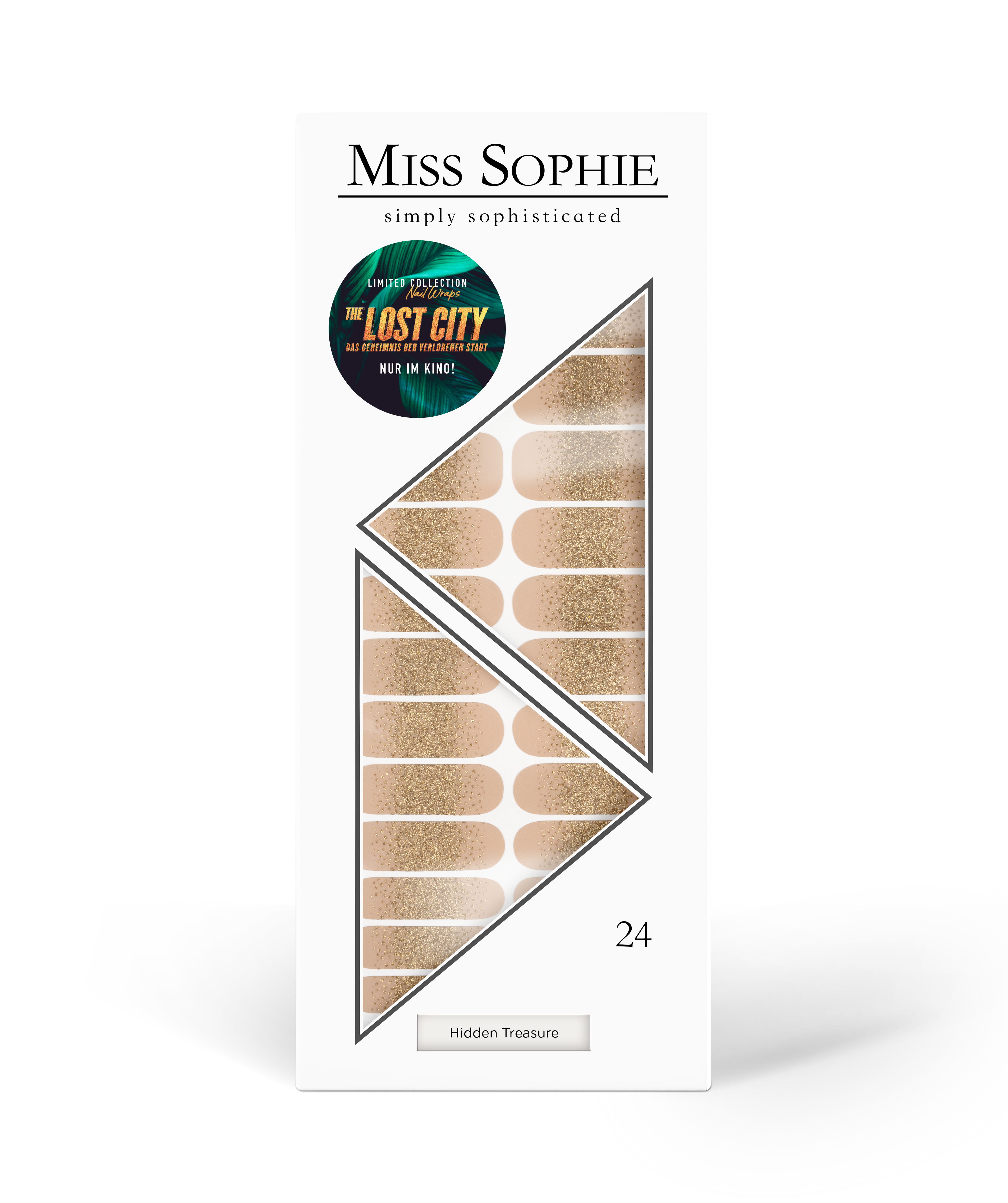 miss-sophie-hidden-treasure-nail-wraps-in-ultra-glamour-gold-glitzer image 4