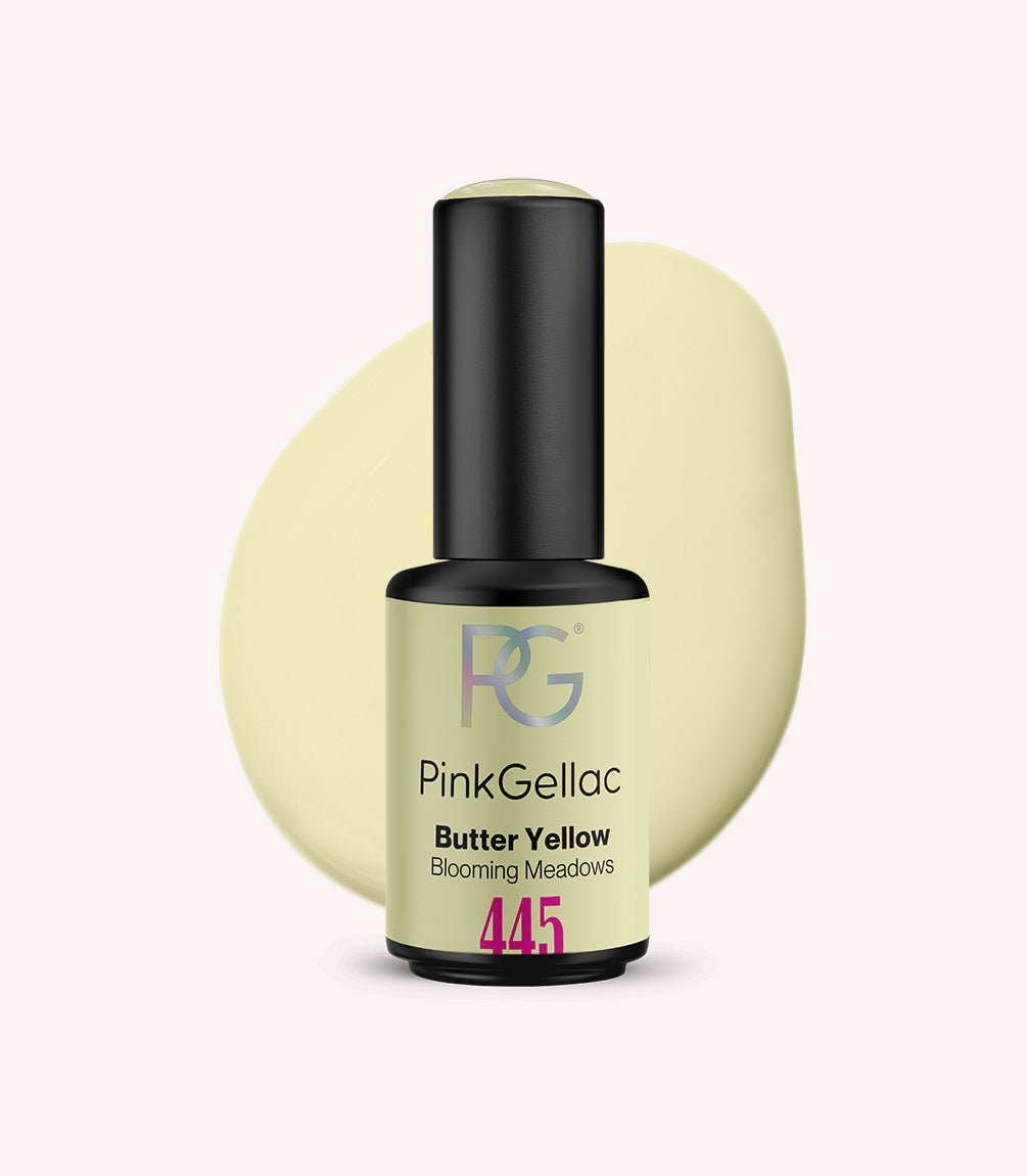 pink-gellac-445-butter-yellow-gel-nagellack-8-ml-zartes-pastellgelb image 1