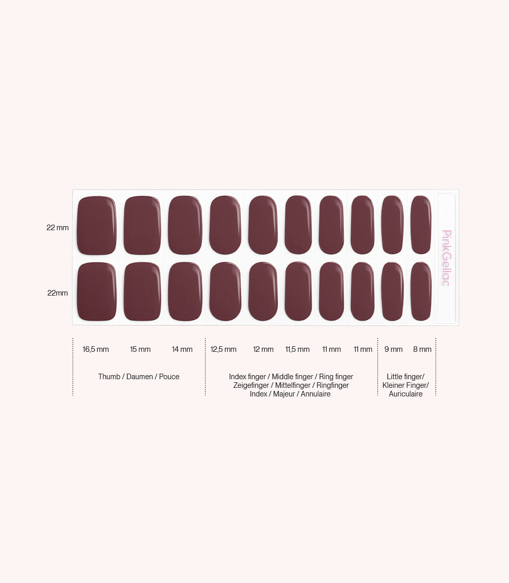 pink-gellac-032-cherrywood-red-gel-nail-stickers-manik-re image 5