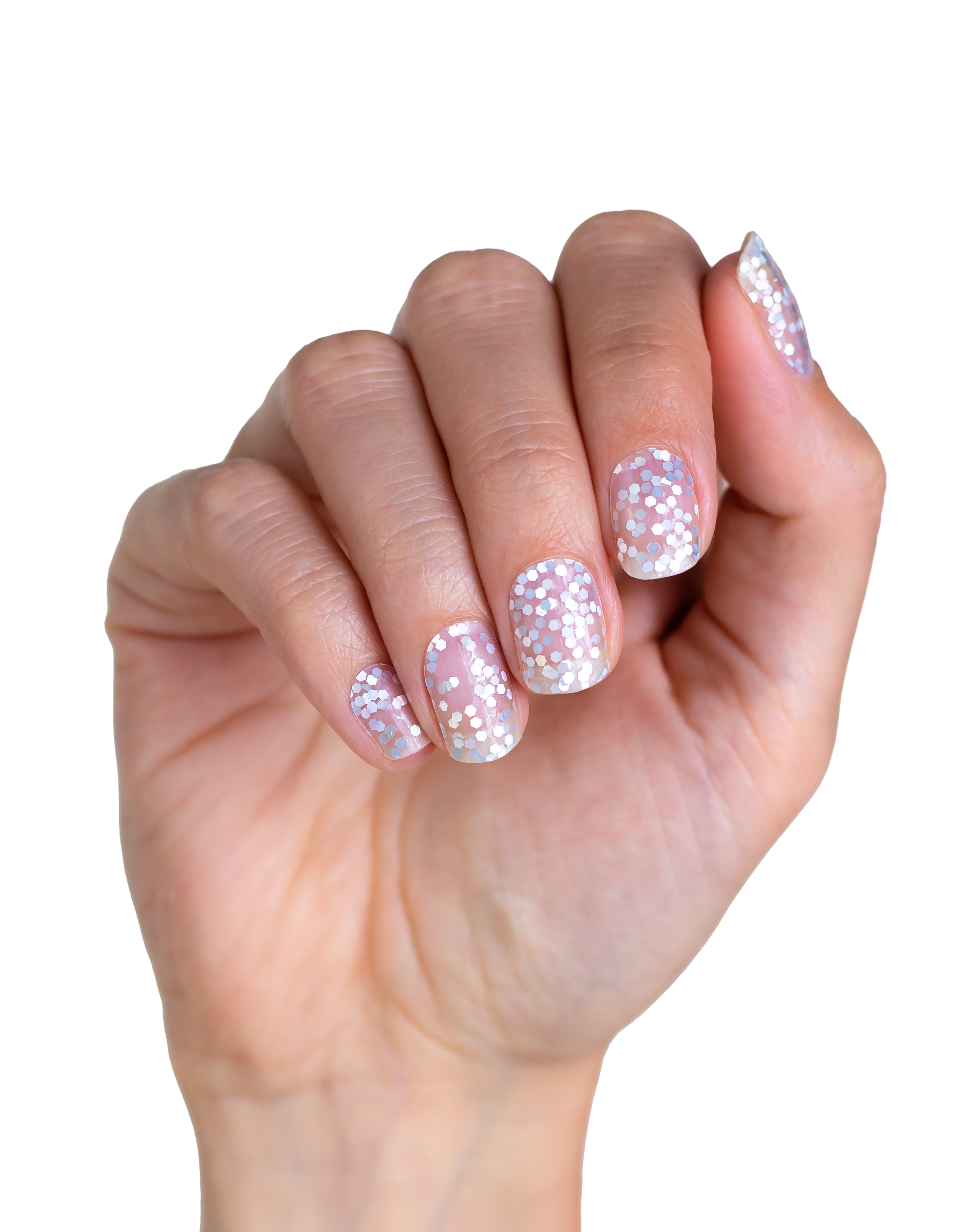 miss-sophie-shine-bright-nail-wraps-transparent-glitzer image 2