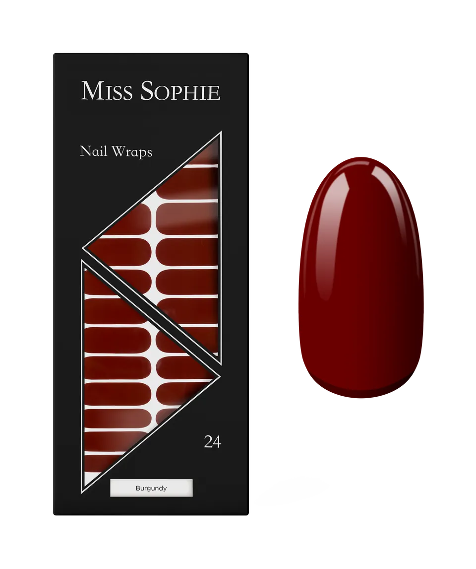 miss-sophie-burgundy-nagelfolien-dunkelrot image 1