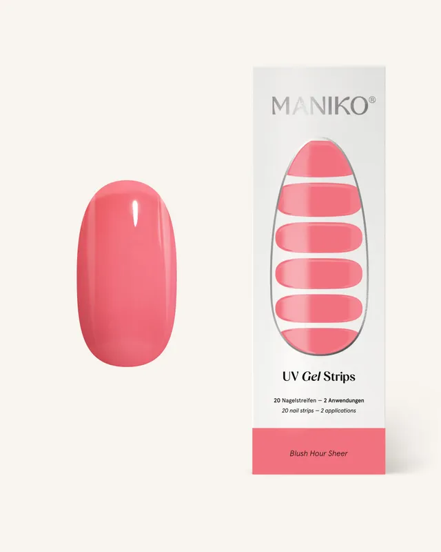 maniko-blush-hour-sheer-uv-gel-strips image 1