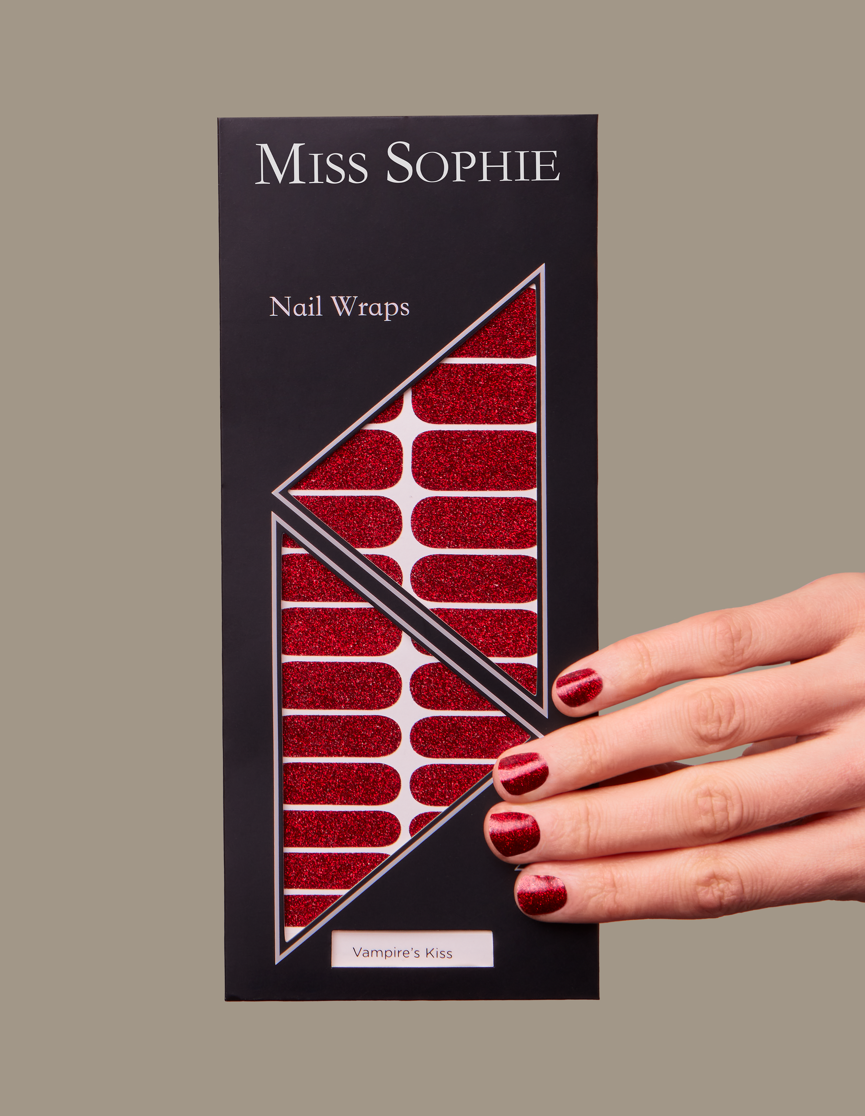 miss-sophie-vampire-s-kiss-nail-wraps-tiefrot-glitzer image 3