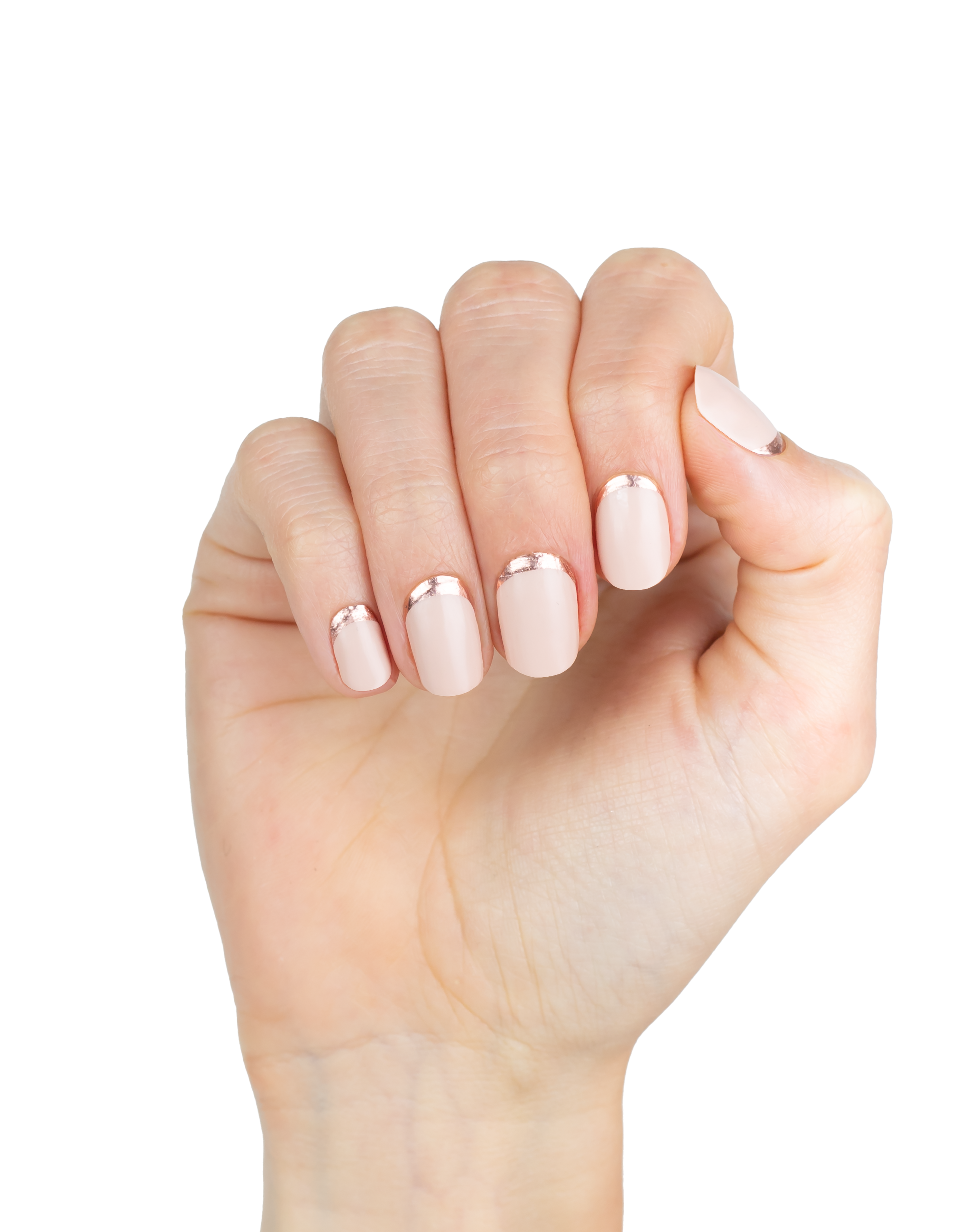 miss-sophie-honeymoon-nail-wraps-in-pudrigem-ros-mit-metallic image 3