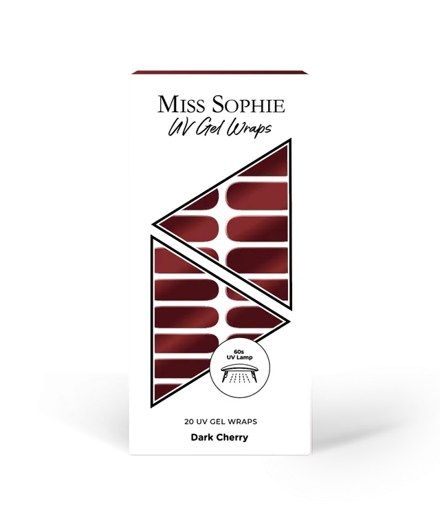 miss-sophie-dark-cherry-uv-gel-wraps-dunkelrot-pearl image 1