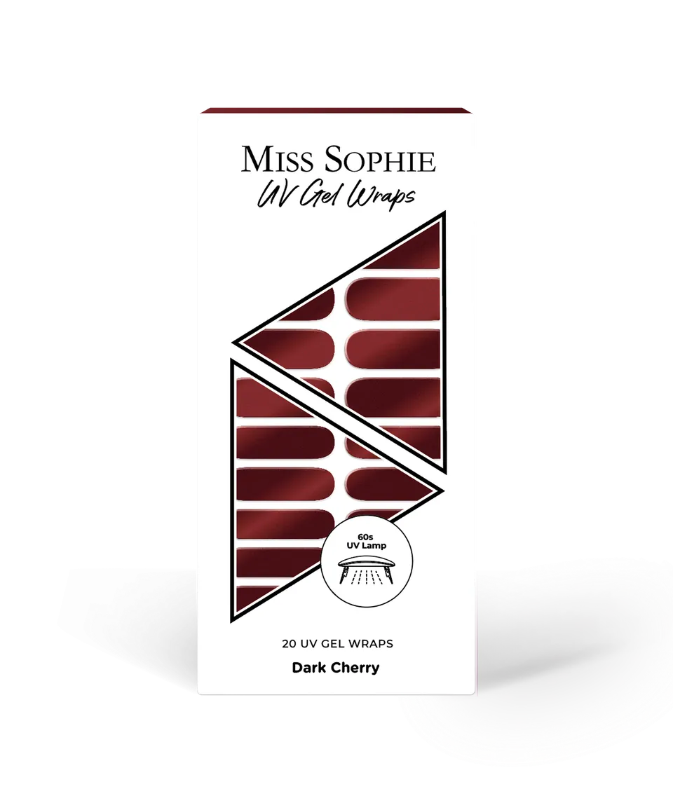 miss-sophie-dark-cherry-uv-gel-wraps-dunkelrot-pearl image 1