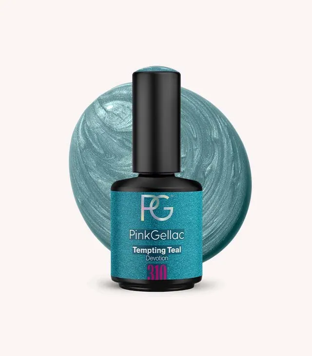 pink-gellac-310-tempting-teal-gel-nagellack image 1