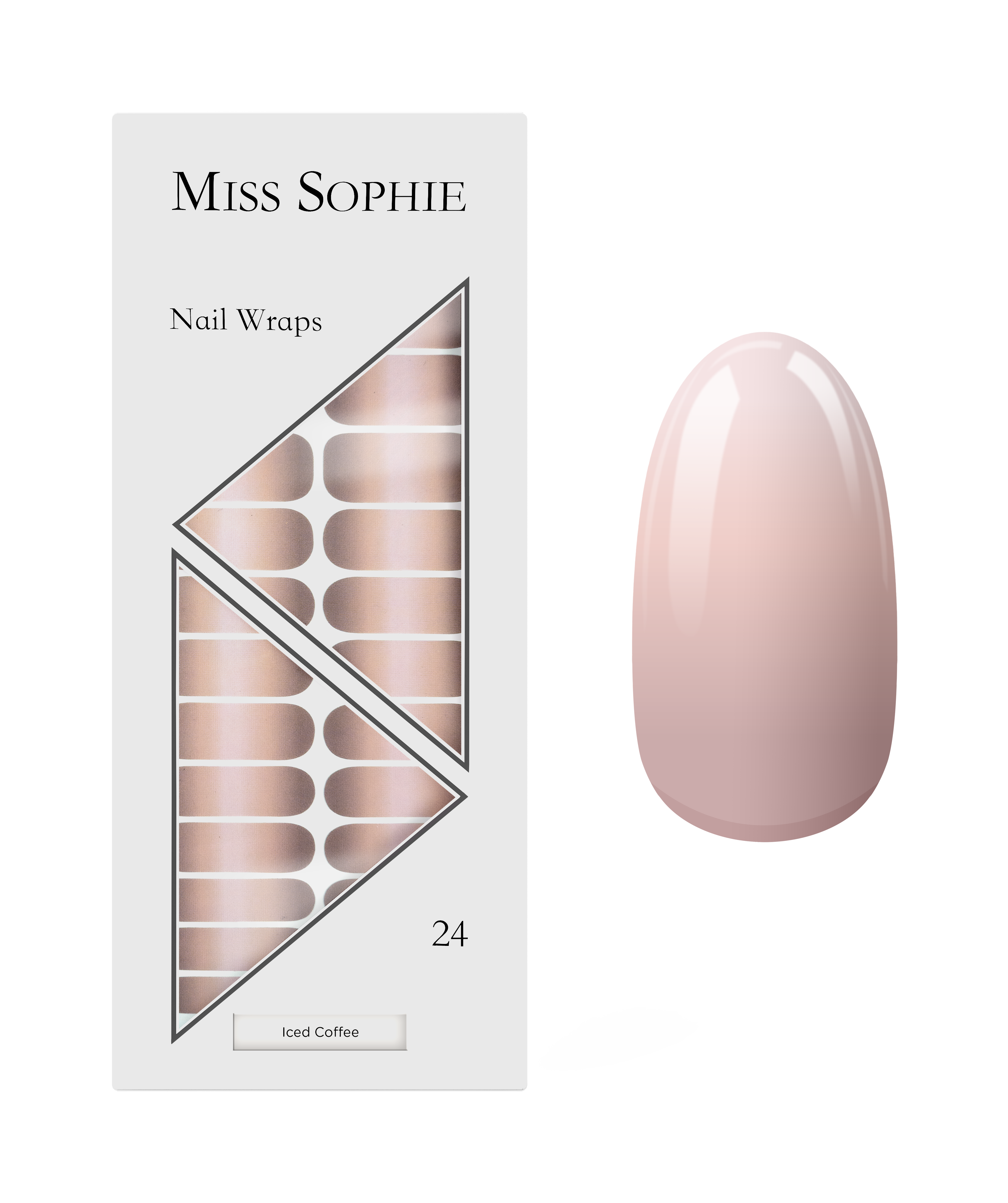 miss-sophie-iced-coffee-nagelfolie-ombr-nail-wraps image 1