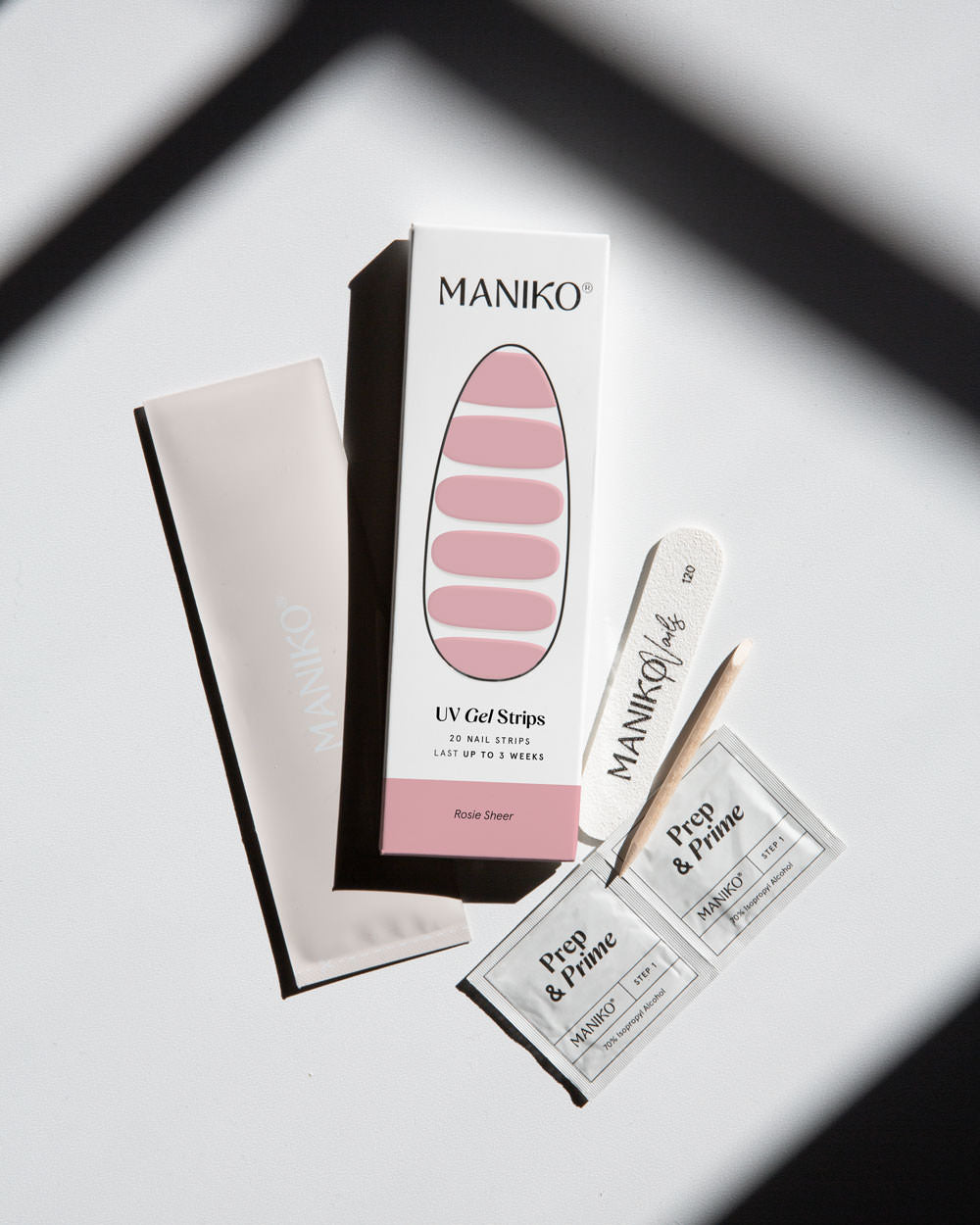 maniko-rosie-sheer-uv-uv-gel-strips-rosa-transparent image 6