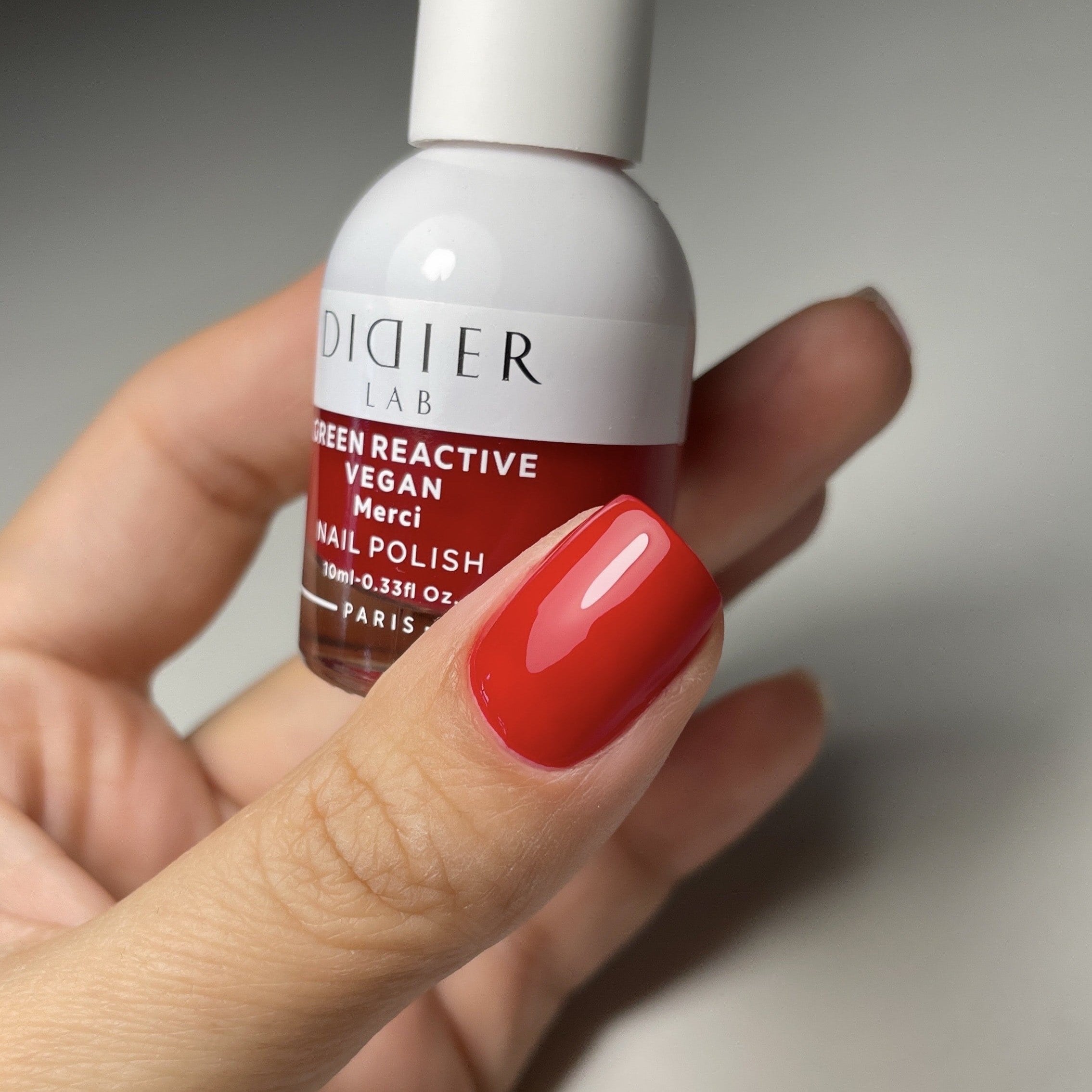 didier-lab-one-step-veganer-nagellack-merci-10ml-rot-hema-tpo-frei image 2