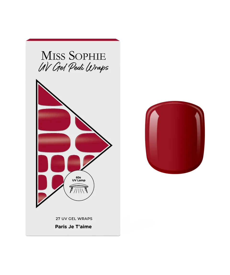 miss-sophie-paris-je-t-aime-uv-pedicure-uv-gel-folien-rot-f-r-f-sse image 1