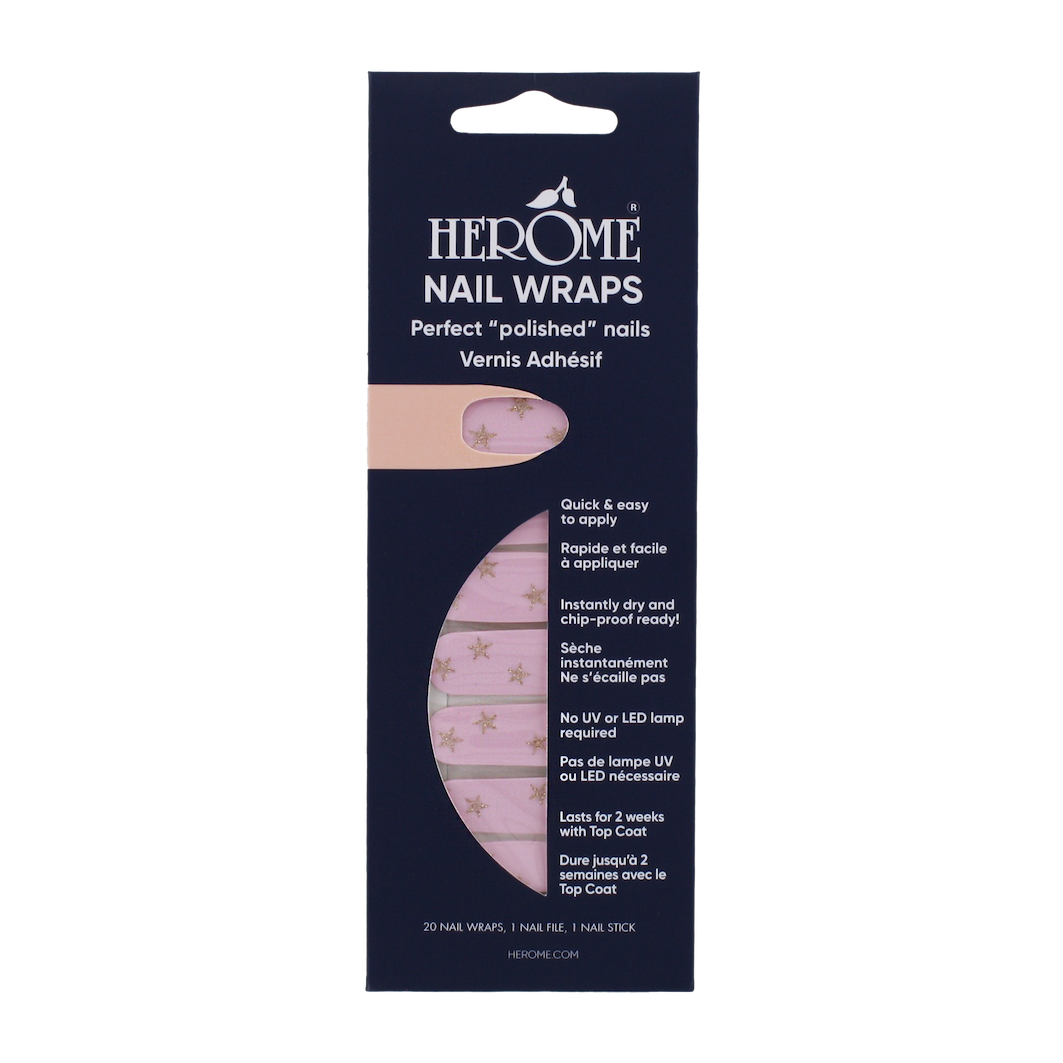 her-me-nagelfolien-sternenrosa-nail-wraps image 1