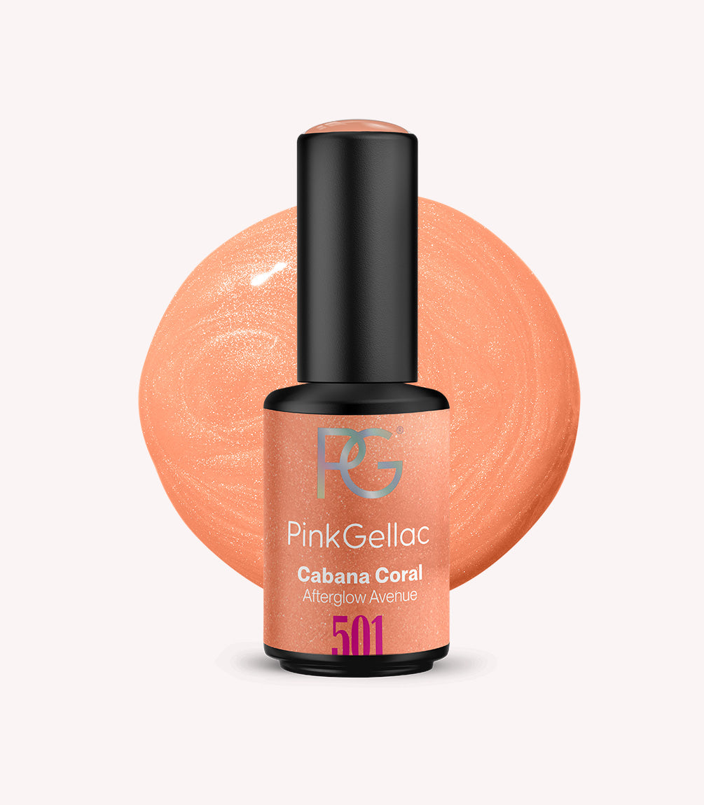 pink-gellac-501-cabana-coral-gel-nagellack-8ml-pfirsich-koralle-metallic image 1