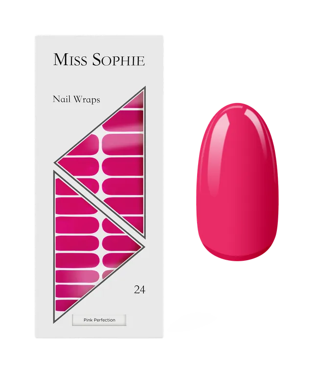 miss-sophie-pink-perfection-nail-wraps-pink image 1
