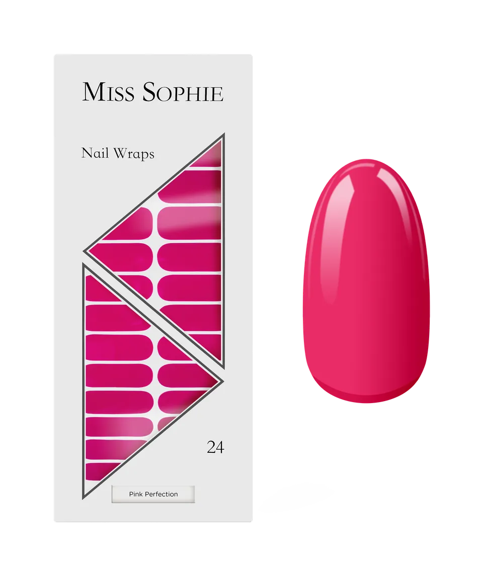 miss-sophie-pink-perfection-nail-wraps-pink image 1