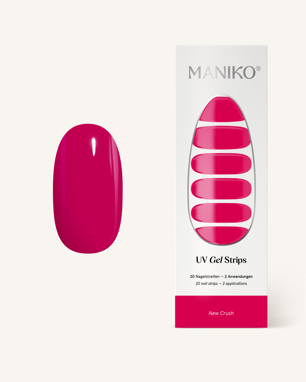 maniko-new-crush-uv-gel-strips-fuchsia image 1
