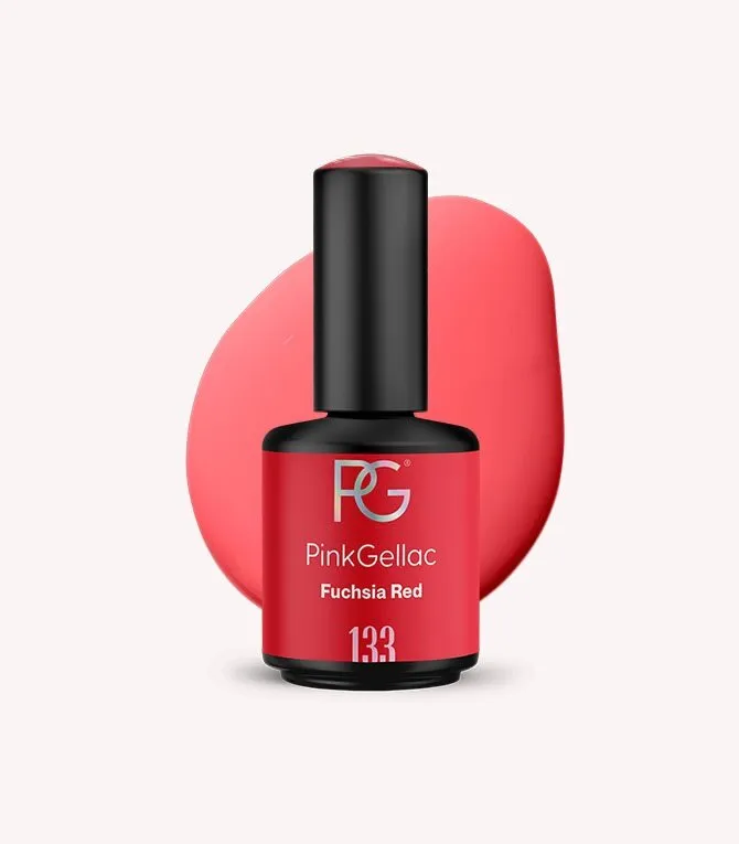 pink-gellac-133-fuchsia-red-gel-nagellack-leuchtrot image 1