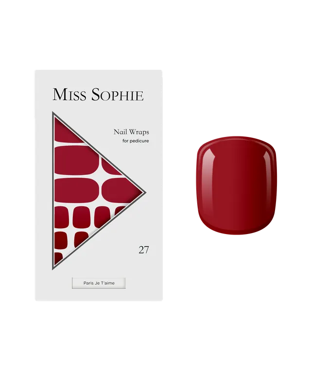 miss-sophie-paris-je-t-aime-pedicure-nagelfolien image 1