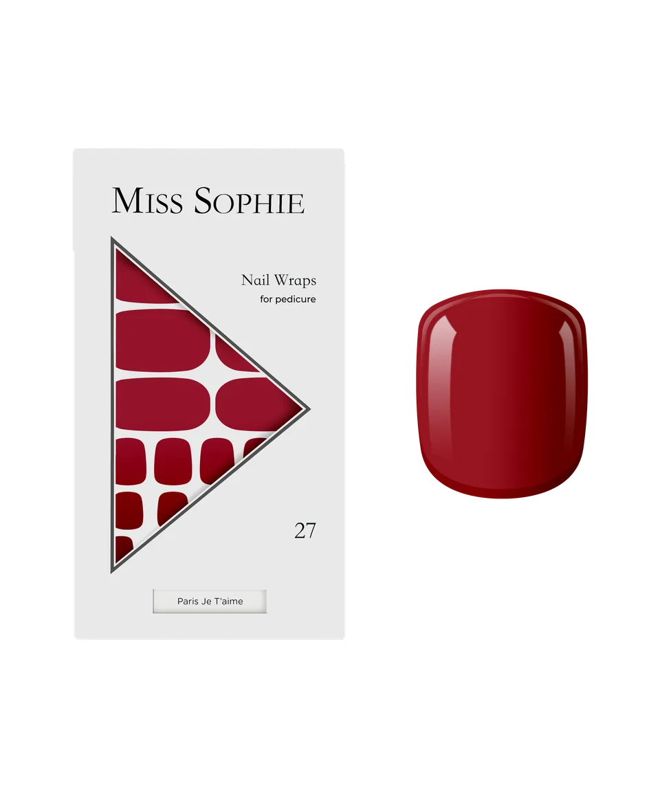 miss-sophie-paris-je-t-aime-pedicure-nagelfolien image 1