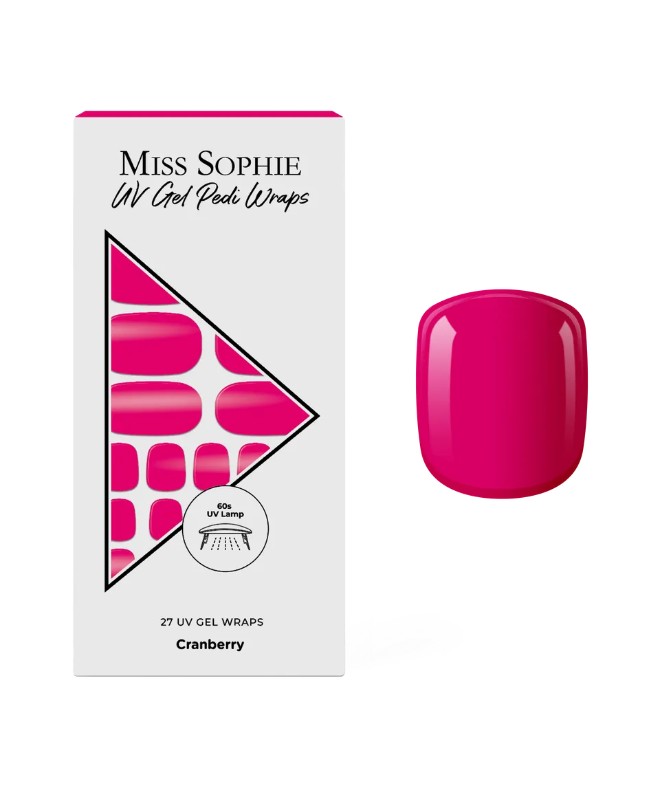 miss-sophie-cranberry-uv-pedicure-tiefes-rot-f-r-f-e image 1