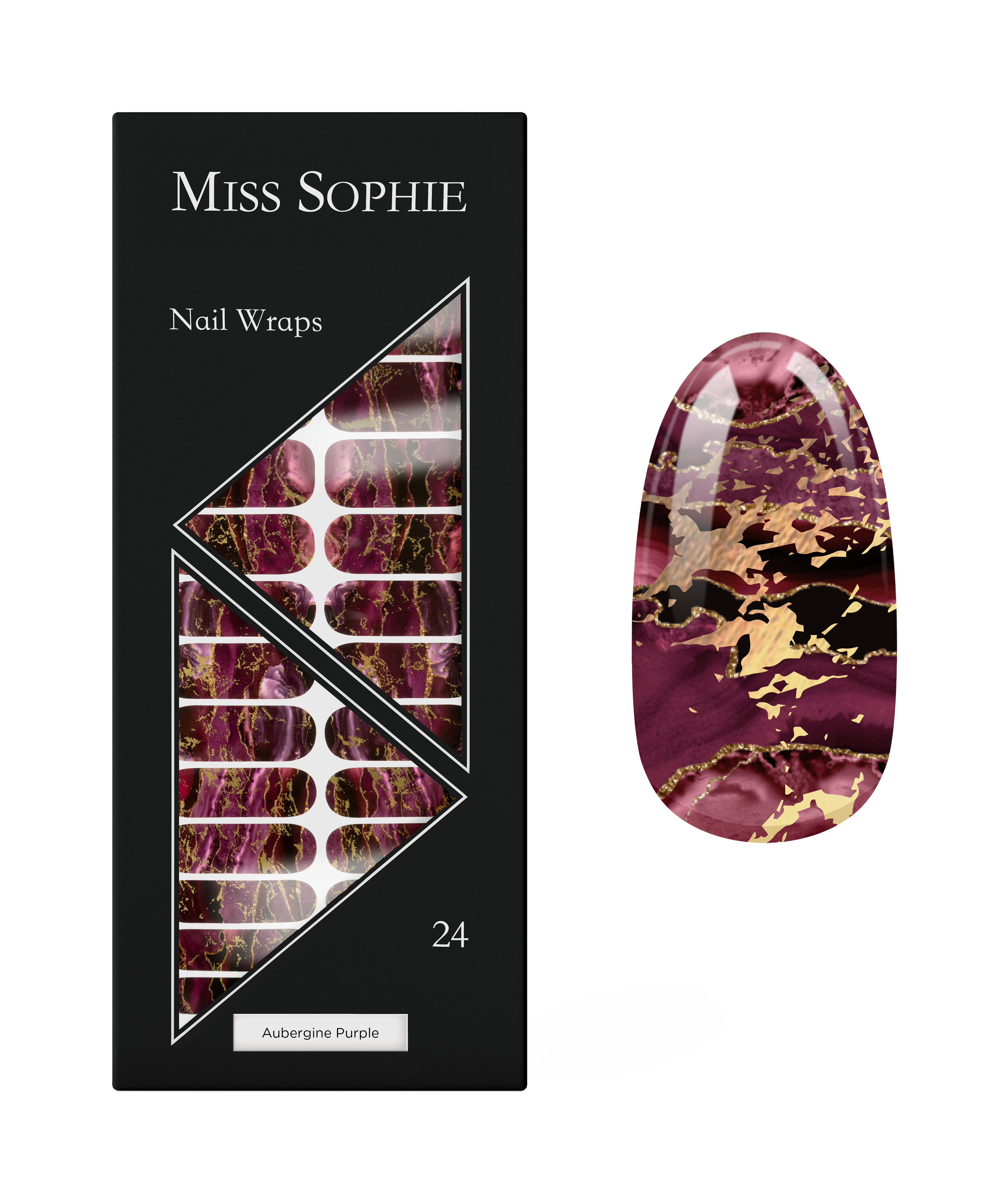miss-sophie-aubergine-purple-nagelfolien image 1