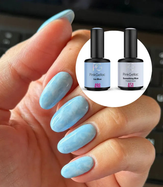 pink-gellac-set-ice-blue-marble-nail-art-set-blau image 1