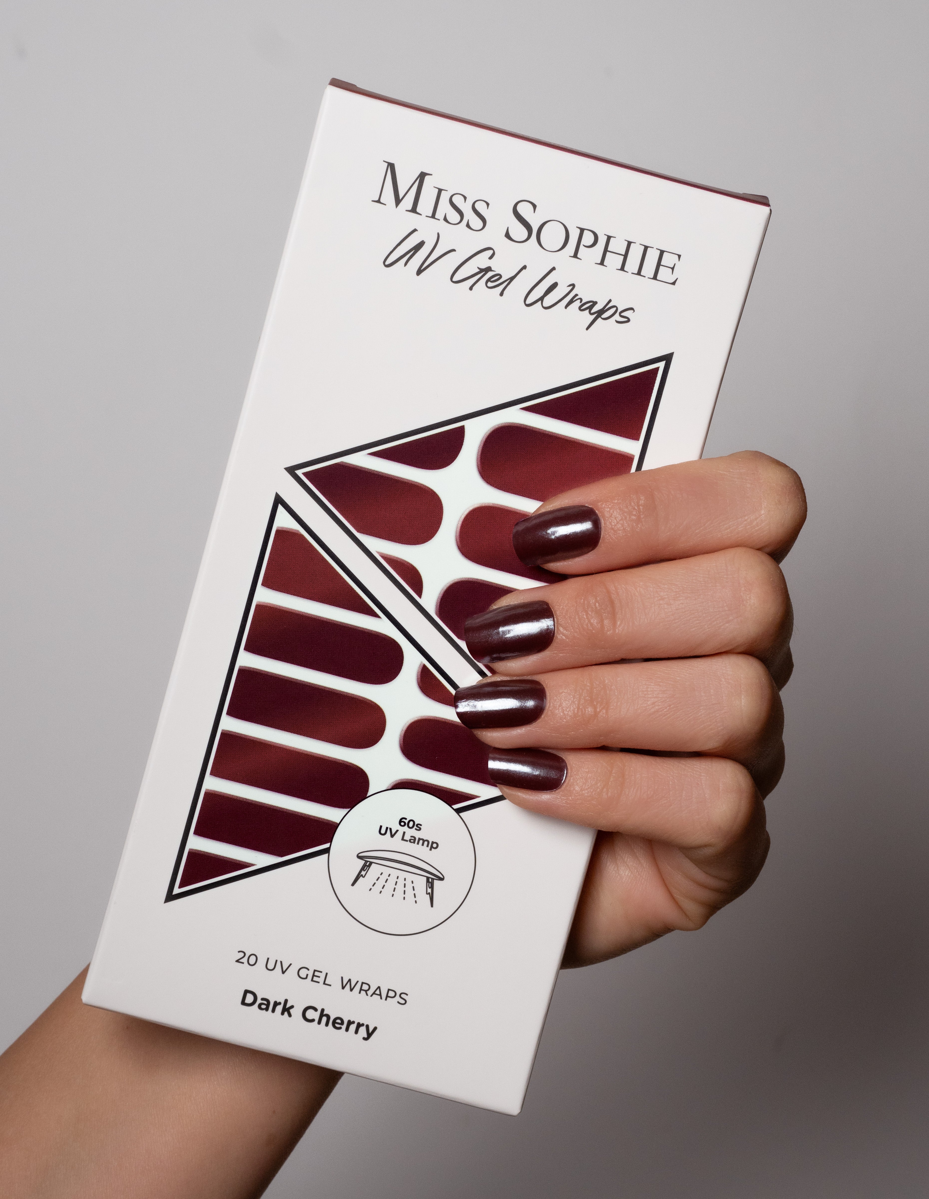 miss-sophie-dark-cherry-uv-gel-wraps-dunkelrot-pearl image 5