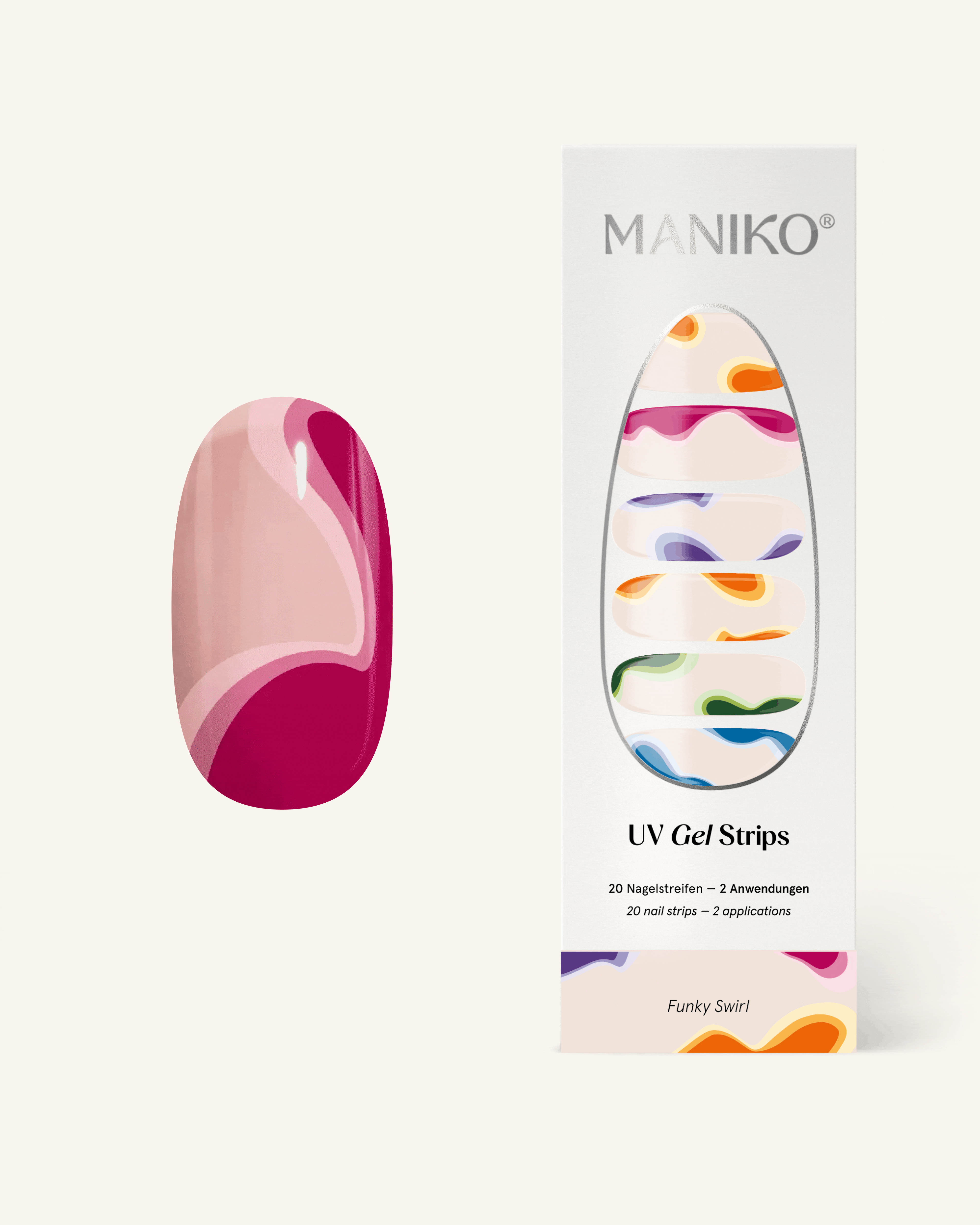maniko-funky-swirl-uv-gel-strips image 1