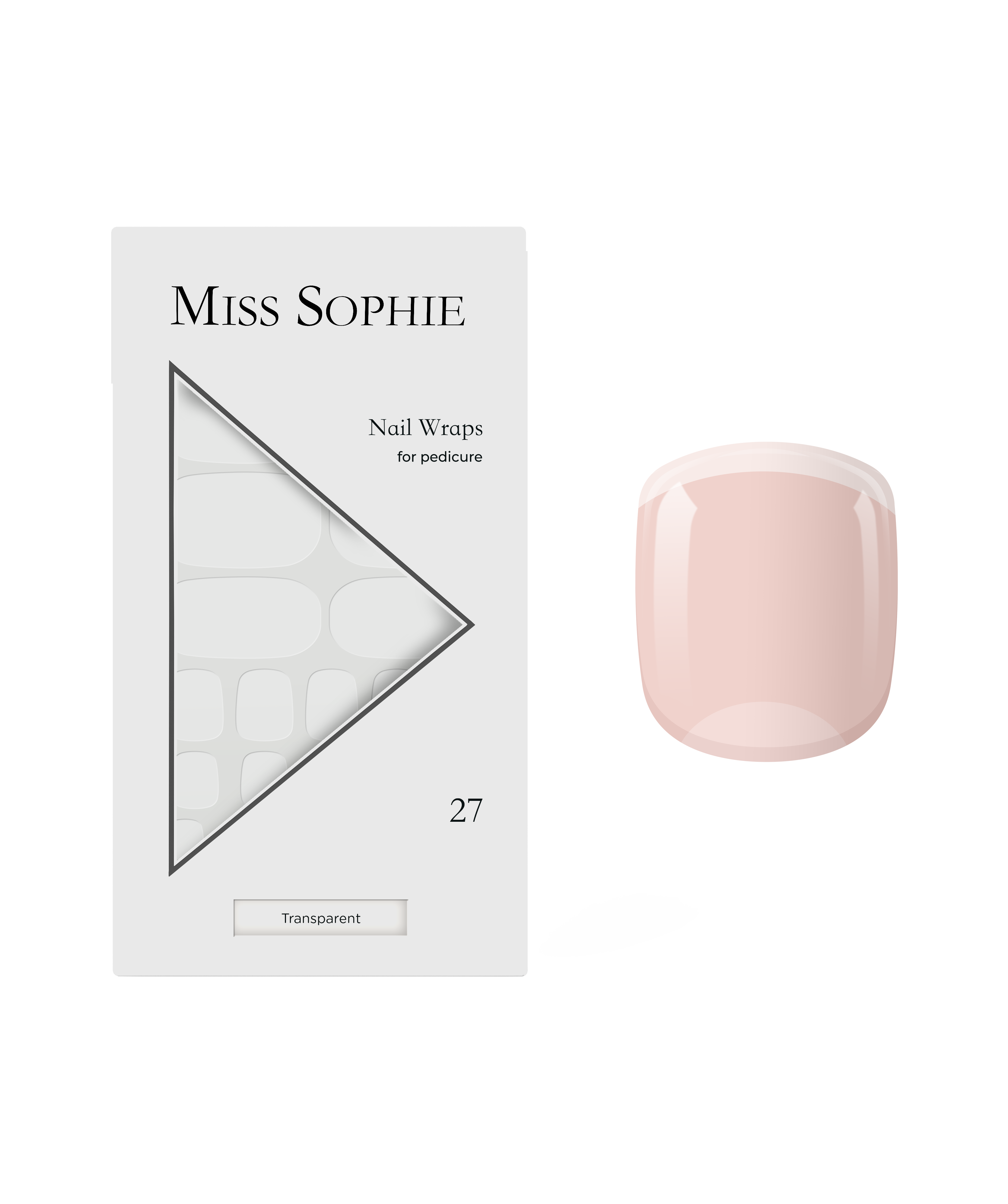 miss-sophie-transparent-pedicure-nail-wraps-f-r-fu-n-gel image 1