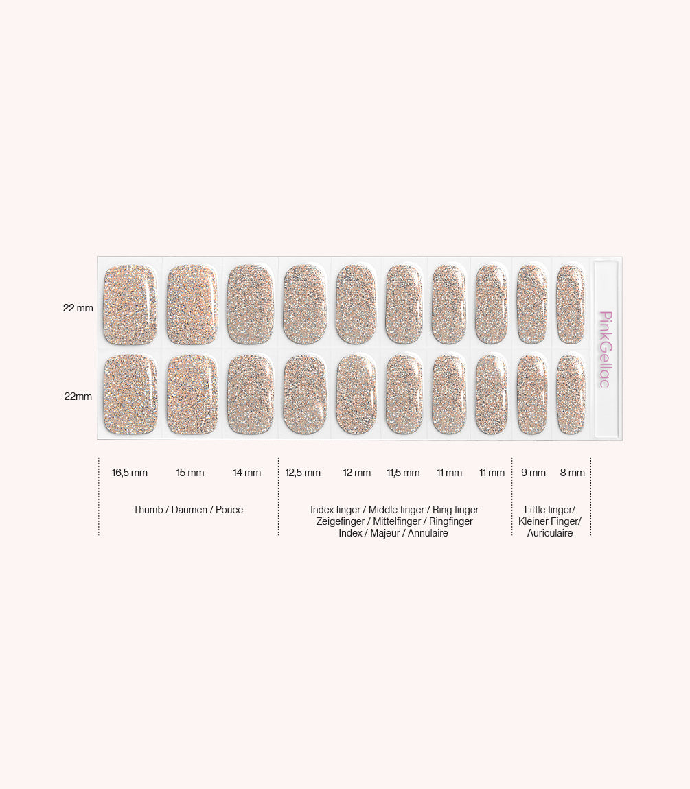 pink-gellac-016-champagne-sparkle-gel-nail-stickers image 4