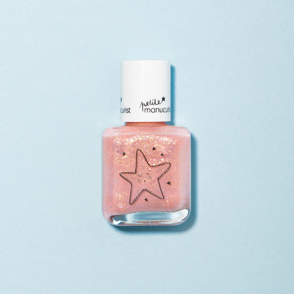 manucurist-stella-der-seestern-kids-nagellack-blassrosa-glitzer image 1