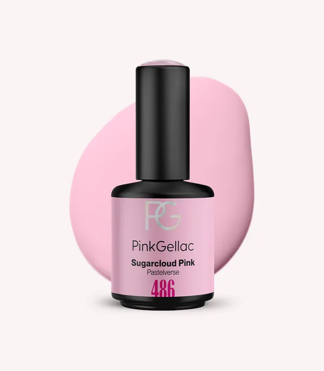 pink-gellac-486-sugarcloud-pink-gel-nagellack-pastelverse image 1