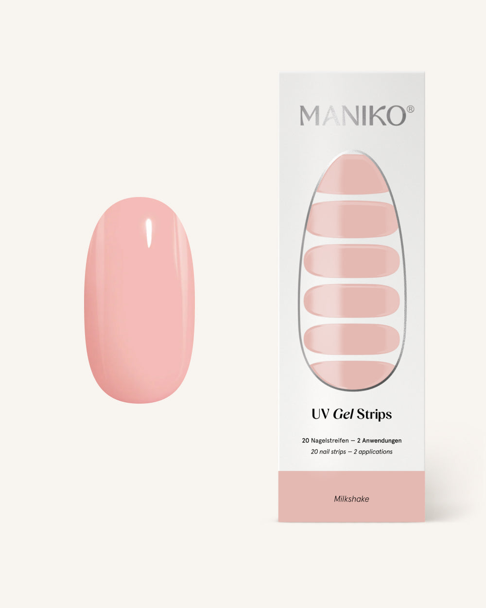 maniko-milkshake-uv-gel-strips-warmes-ros-beige image 1