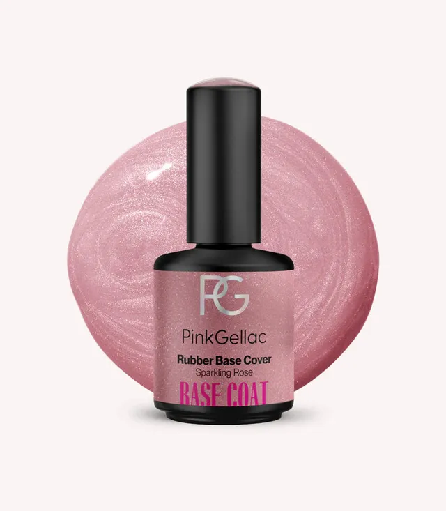 pink-gellac-rubber-base-cover-sparkling-rose-base-coat image 1