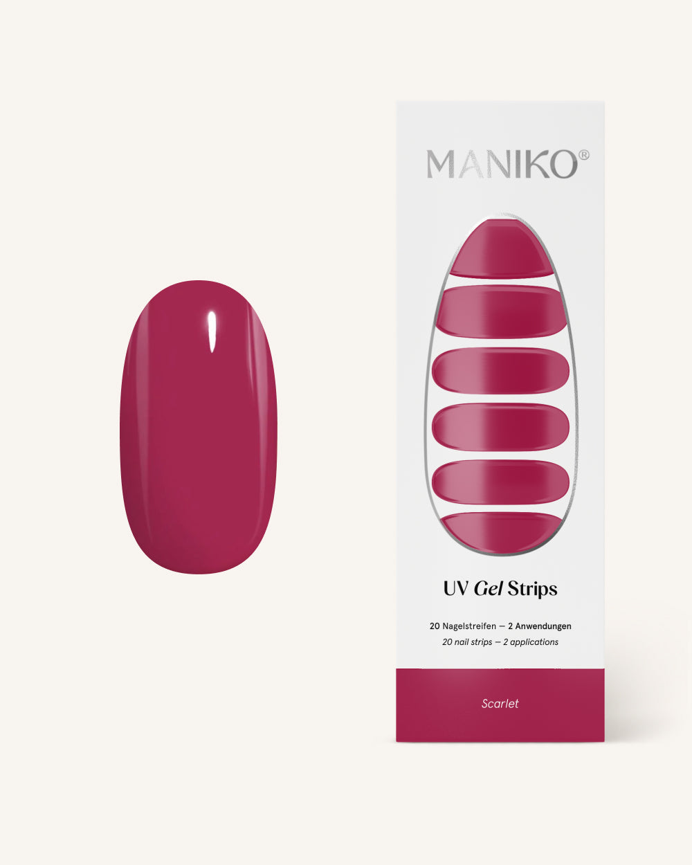 maniko-scarlet-uv-gel-strips-k-hles-lebendiges-rot image 1
