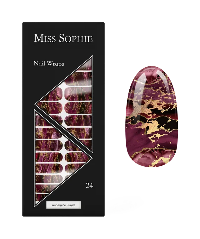 miss-sophie-aubergine-purple-nagelfolien image 1