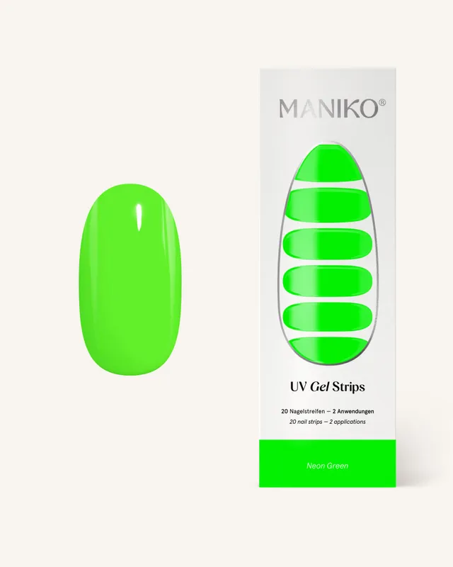 maniko-neon-green-uv-uv-gel-strips-neongr-n image 1