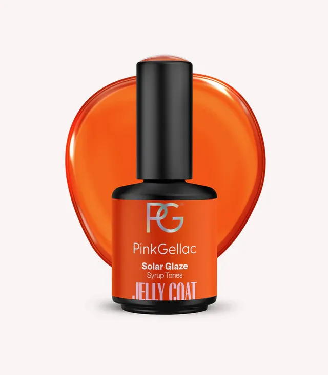 pink-gellac-jelly-coat-solar-glaze-orange-jelly-gel-coat image 1
