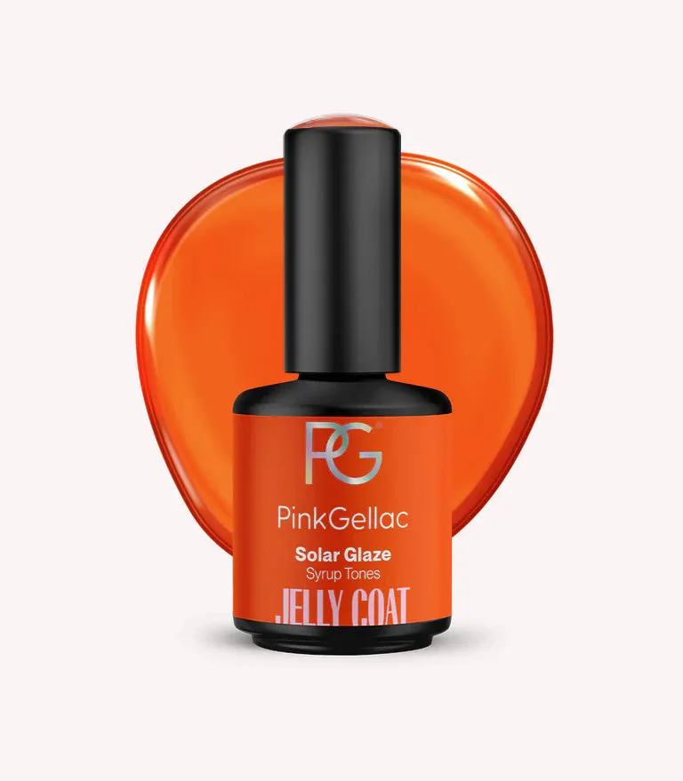 pink-gellac-jelly-coat-solar-glaze-orange-jelly-gel-coat image 1